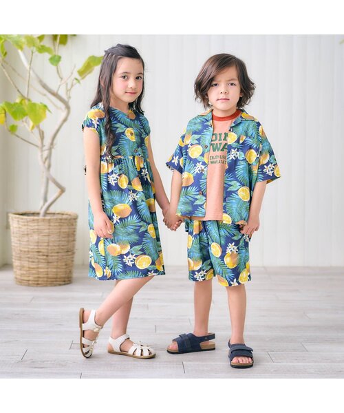 F.O.KIDS(エフオーキッズ)の「4色2柄リンガーTee(Tシャツ/カットソー・キッズ・オレンジ/パープル/カーキ/アイボリー・110/100/95/90/80/150/140/130/120)」の11枚目の写真