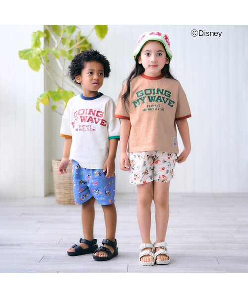 F.O.KIDS(エフオーキッズ)の「4色2柄リンガーTee(Tシャツ/カットソー・キッズ・オレンジ/パープル/カーキ/アイボリー・110/100/95/90/80/150/140/130/120)」の13枚目の写真