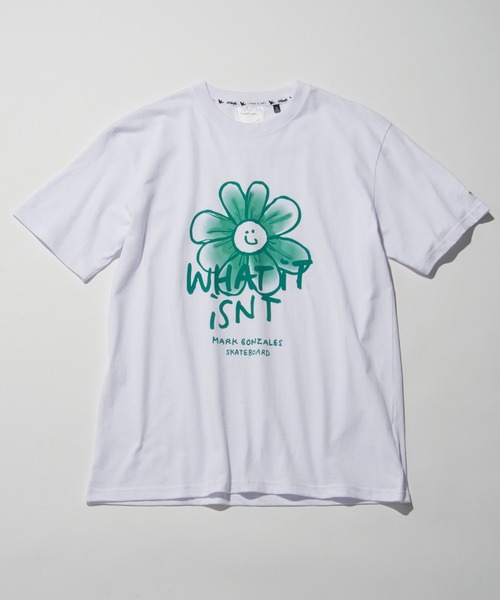 新品未使用♡ フラワーロゴTシャツ セール】《フラワー刺しゅう×ロゴ映え》ルーズTシャツ（Tシャツ