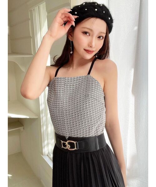 RESEXXY（リゼクシー）の「ワイドゴムベルト（ベルト・レディース・ブラウン/ブラック/ベージュ・FREE）」の5枚目の写真