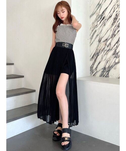 RESEXXY（リゼクシー）の「ワイドゴムベルト（ベルト・レディース・ブラウン/ブラック/ベージュ・FREE）」の14枚目の写真