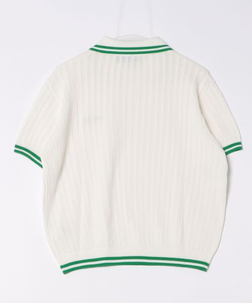 ニット セーター 「UNISEX」Wai Kei／ラインPOLOニットT レディース メンズ WaiKei ニット セーター 「UNISEX」Wai Kei／ラインPOLOニットT
