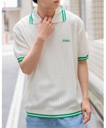 WaiKei | 【UNISEX】Wai Kei／ラインPOLOニットT(ニット/セーター)
