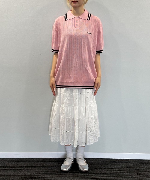 ニット・セーター Wai Kei Line collar half sleeve knit 4BKH078 Wai Kei Line collar half sleeve knit 4BKH078 (Wai Kei/ニット