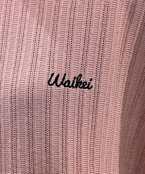 ニット・セーター Wai Kei Line collar half sleeve knit 4BKH078 Wai Kei Line collar half sleeve knit 4BKH078 (Wai Kei/ニット