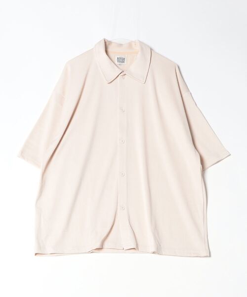 ROUGH TRADE（ラフトレード）の「RT-プリーツ半袖シャツ（シャツ/ブラウス・メンズ・アイボリー/ブラック・M/L/XL）」の11枚目の写真