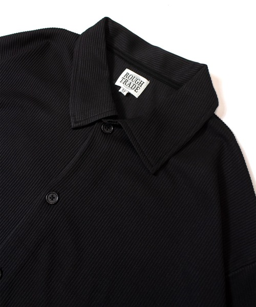 ROUGH TRADE（ラフトレード）の「RT-プリーツ半袖シャツ（シャツ/ブラウス・メンズ・アイボリー/ブラック・M/L/XL）」の17枚目の写真