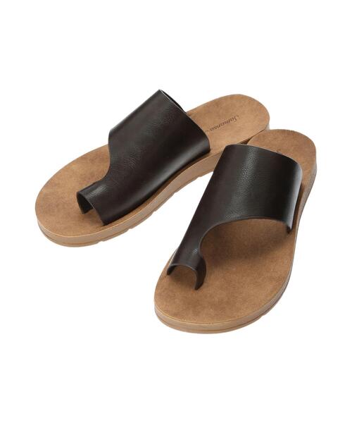 Samansa Mos2（サマンサ モスモス）の「【S/XLサイズ WEB限定】軽量サムリングサンダル（サンダル・レディース・オフホワイト/ブラウン・XL/M/L/S）」の8枚目の写真