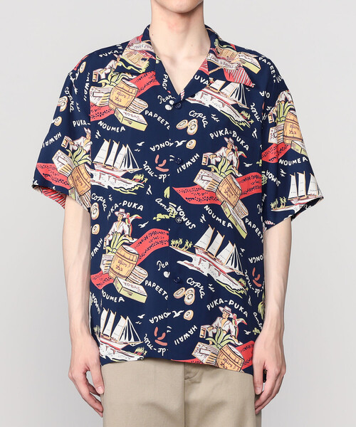 SUN SURF アロハシャツ サンサーフ　SOUTH SEA TRADER SUN SURF（サンサーフ）の「SUN SURF | 半袖ハワイアンシャツ “SOUTH