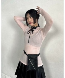 epine | epine rhinestone sheer tops(Tシャツ/カットソー)