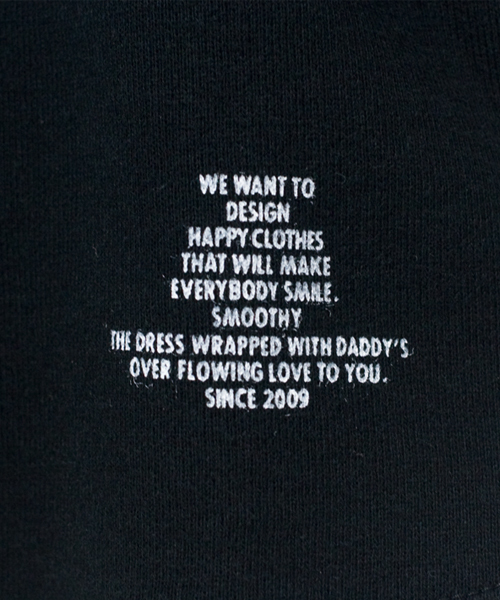 Smoothy（スムージー）の「Smoothy Foot ball 7sleeve T-shirts / スムージー フットボール7分袖 Tシャツ（Tシャツ/カットソー・キッズ・ブラック/ホワイト・120/130/90/150/140/110/100）」の8枚目の写真