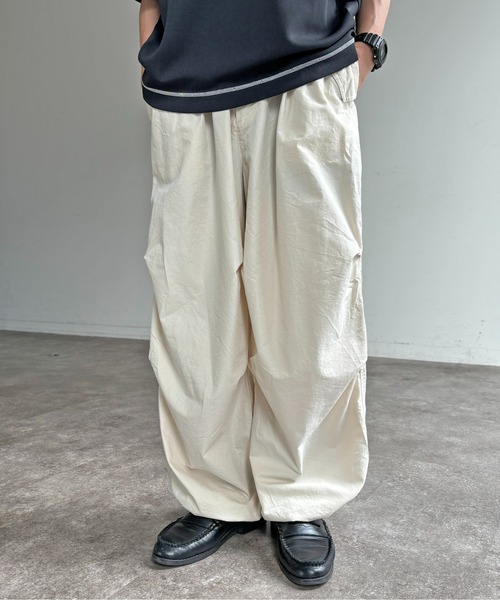 CPCM（シーピーシーエム）の「ニータックワイドミリタリーパンツ（その他パンツ・レディース・ブラック/カーキ/グレー/アイボリー・SMALL/MEDIUM）」の2枚目の写真