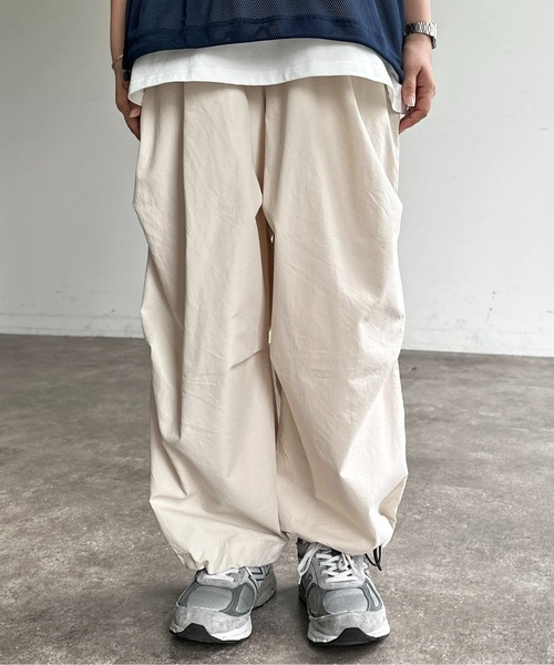 CPCM（シーピーシーエム）の「ニータックワイドミリタリーパンツ（その他パンツ・レディース・ブラック/カーキ/グレー/アイボリー・SMALL/MEDIUM）」の5枚目の写真