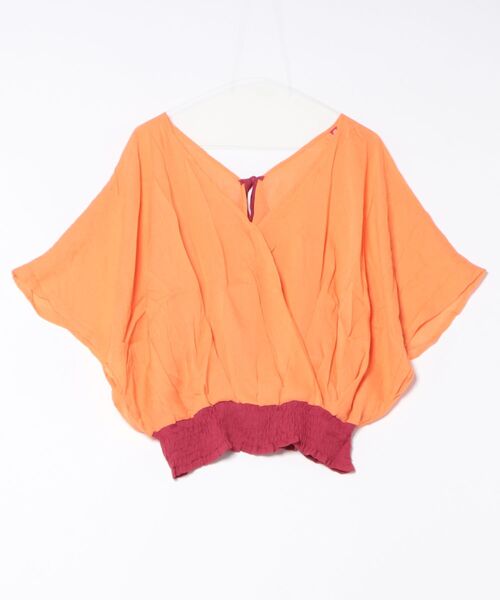 チャイハネ(チャイハネ)の「【チャイハネ】カマリシャーリングトップス(その他トップス・レディース・ホワイト/オレンジ/ブラック/カーキ/ブルー/ベージュ/ライトブルー/オレンジ系その他・FREE)」の8枚目の写真