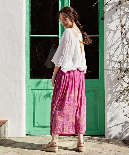 チャイハネ(チャイハネ)の「【チャイハネ】カマリシャーリングトップス(その他トップス・レディース・ホワイト/オレンジ/ブラック/カーキ/ブルー/ベージュ/ライトブルー/オレンジ系その他・FREE)」の21枚目の写真