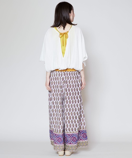 チャイハネ(チャイハネ)の「【チャイハネ】カマリシャーリングトップス(その他トップス・レディース・ホワイト/オレンジ/ブラック/カーキ/ブルー/ベージュ/ライトブルー/オレンジ系その他・FREE)」の11枚目の写真