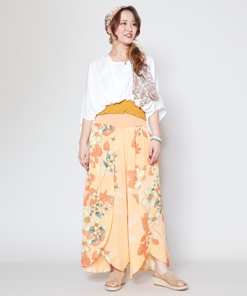 チャイハネ(チャイハネ)の「【チャイハネ】カマリシャーリングトップス(その他トップス・レディース・ホワイト/オレンジ/ブラック/カーキ/ブルー/ベージュ/ライトブルー/オレンジ系その他・FREE)」の16枚目の写真