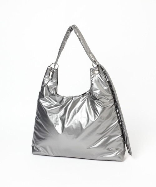 HARE(ハレ)の「パテット BIGショルダーバッグ(HARE)(ショルダーバッグ・レディース・ブラック/シルバー・FREE)」の4枚目の写真