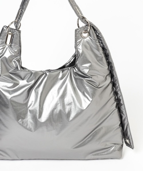HARE(ハレ)の「パテット BIGショルダーバッグ(HARE)(ショルダーバッグ・レディース・ブラック/シルバー・FREE)」の9枚目の写真