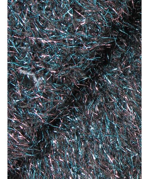 jouetie（ジュエティ）の「ラメシャギーニットVネックカーディガン（カーディガン/ボレロ・レディース・ブラック/パープル/ピンク/ブルー・MEDIUM）」の6枚目の写真