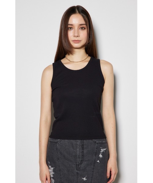 rienda（リエンダ）の「アメスリタンクカットトップス（タンクトップ・レディース・ブラック/ライトブルー/ホワイト・FREE）」の14枚目の写真