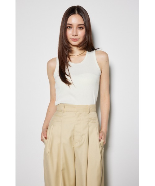 rienda（リエンダ）の「アメスリタンクカットトップス（タンクトップ・レディース・ブラック/ライトブルー/ホワイト・FREE）」の19枚目の写真