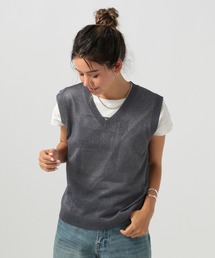 BAYFLOW | ラメノースリーブプルオーバー(ベスト)