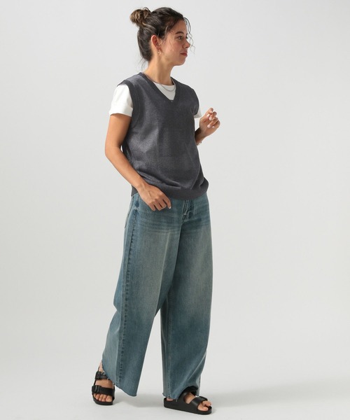 BAYFLOW（ベイフロー）の「ラメノースリーブプルオーバー（ベスト・レディース・ブルー/ブラック/ゴールド・FREE）」の18枚目の写真