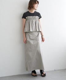 TAO タオ ロング・マキシ丈スカート 青系 -(L位) 2012224G0045 TAO（タオ）ロング・マキシ丈スカート 青 サイズ:-(L位