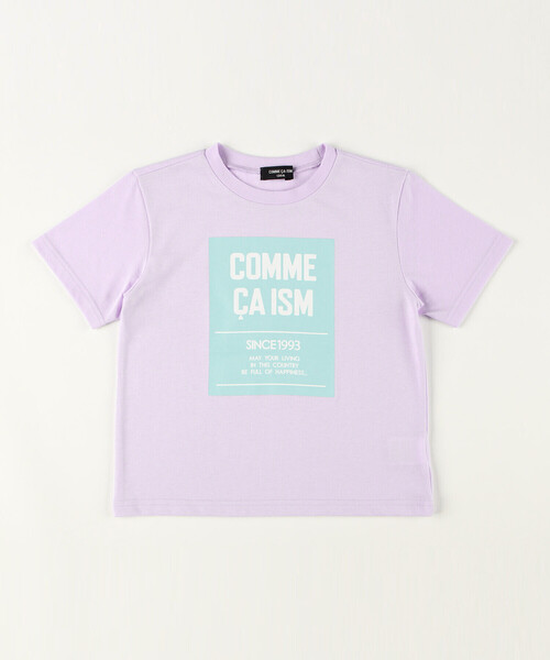 COMME CA ISM(コムサイズム)の「グラフィックプリント 半袖Tシャツ(Tシャツ/カットソー・キッズ・ミント/ラベンダー/ホワイト系/ネイビー系・100cm/110cm/120cm/130cm/140cm/150cm)」の4枚目の写真