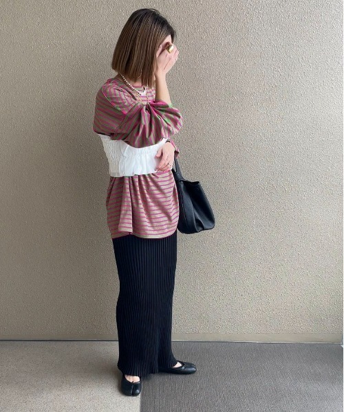 feepur by saya(フェピュールバイサヤ)の「長袖カットソー(Tシャツ/カットソー・レディース・ピンク・MEDIUM)」の6枚目の写真