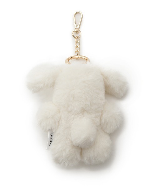 SNIDEL（スナイデル）の「モッフィーチャーム（キーホルダー・レディース・ダークグレー/ピンク/ホワイト/ライトブルー/ベージュ・FREE）」の10枚目の写真