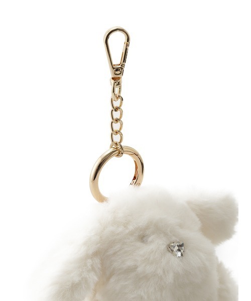 SNIDEL（スナイデル）の「モッフィーチャーム（キーホルダー・レディース・ダークグレー/ピンク/ホワイト/ライトブルー/ベージュ・FREE）」の11枚目の写真