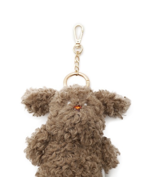 SNIDEL（スナイデル）の「モッフィーチャーム（キーホルダー・レディース・ダークグレー/ピンク/ホワイト/ライトブルー/ベージュ・FREE）」の15枚目の写真