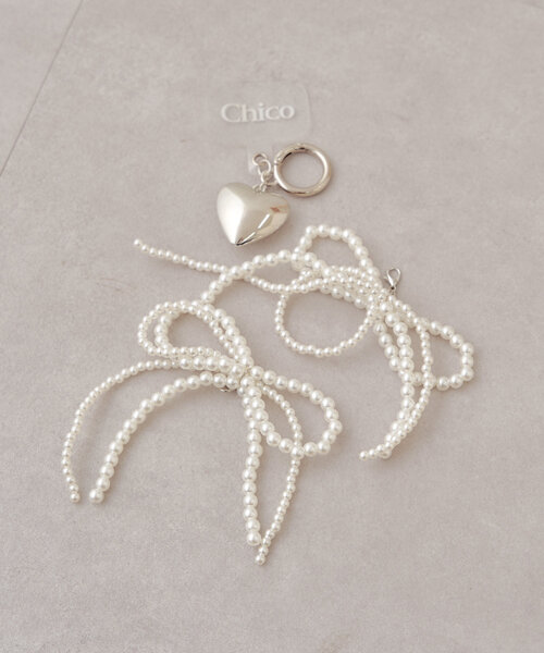 Chico（チコ）の「2WAYシューズキーホルダー（イヤリング・レディース・ホワイト/シルバー・FREE）」の10枚目の写真