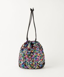 green label relaxing | 2WAY キラキラパデット 巾着バッグ(ショルダーバッグ)