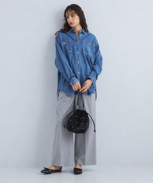 green label relaxing（グリーンレーベルリラクシング）の「2WAY キラキラパデット 巾着バッグ（ショルダーバッグ・レディース・シルバー/ブラック/ゴールド/その他1・FREE）」の8枚目の写真