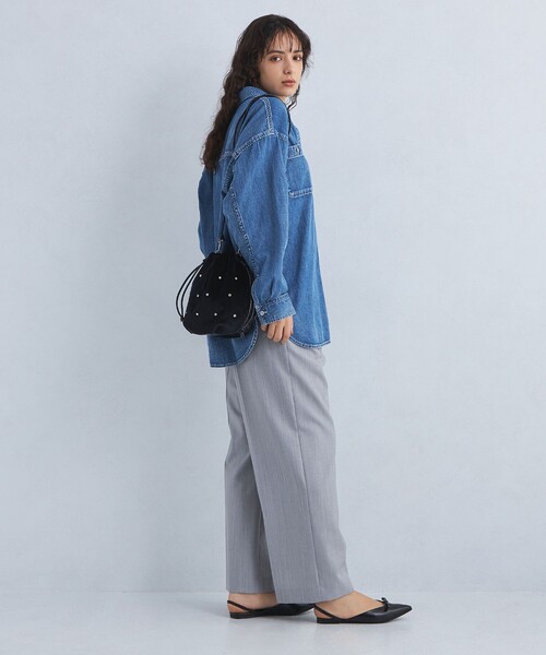 green label relaxing（グリーンレーベルリラクシング）の「2WAY キラキラパデット 巾着バッグ（ショルダーバッグ・レディース・シルバー/ブラック/ゴールド/その他1・FREE）」の9枚目の写真