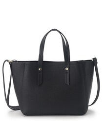 index | 【2WAY】フェイクレザーミドルトートバッグ(トートバッグ)