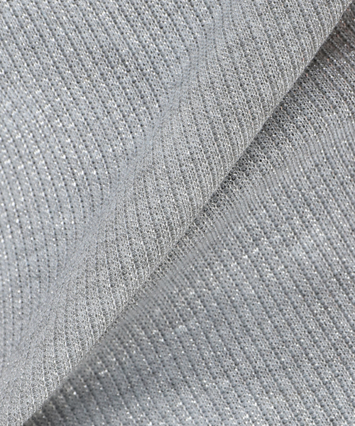 JOURNAL STANDARD relume（ジャーナルスタンダード　レリューム）の「ラメチュールタンクトップ（タンクトップ・レディース・チャコールグレー/ブラック/ライトグレー・FREE）」の15枚目の写真