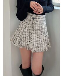 RESEXXY | ツイードラップミニスカート(スカート)