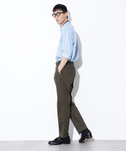 Apo(s)ture(アポスチャー)の「KYLE-001/チノスリムパンツ(チノパンツ・メンズ・ブラック/カーキ/ベージュ/ネイビー・XS/S/M/L/XL)」の19枚目の写真