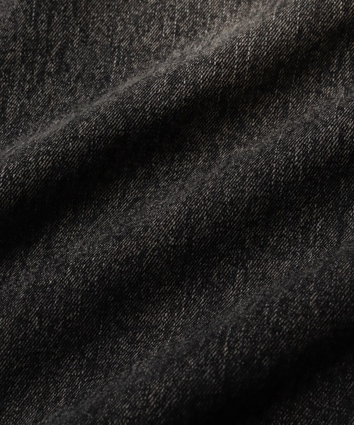 welise（ウェライズ）の「【welise/ウェライズ】13ozハイグレードデニム ハンドダメージ＆ヴィンテージ加工 エレファントワイドパンツ（デニムパンツ・メンズ・ブラック/ブラック系その他2/ブラック系その他/ケミカルウォッシュ・S/M/L）」の15枚目の写真