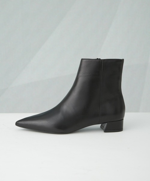 FABIO RUSCONI(ファビオルスコーニ)の「FABIO RUSCONI/ポインテッド ヒールショートブーツ(ブーツ・レディース・ブラック・36/37/38)」の7枚目の写真