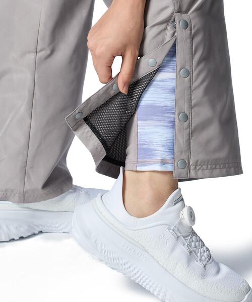 UNDER ARMOUR(アンダーアーマー)の「UAメッシュ ウーブン パンツ(トレーニング/レディース)(その他パンツ・レディース・グレー系その他・L/M/S/XL)」の4枚目の写真