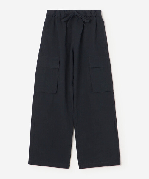 ORCIVAL（オーシバル）の「ORCIVAL | コットンリネン イージーカーゴパンツ WOMEN（カーゴパンツ・レディース・ネイビー/チャコール/オリーブ・1）」の3枚目の写真