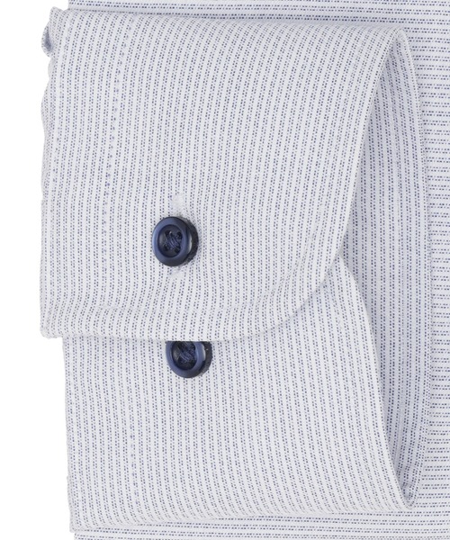 TOKYO SHIRTS（トウキョウシャツ）の「透け防止 形態安定ノーアイロン ワイド 長袖ビジネスワイシャツ（ビジネスシャツ・メンズ・ブルー・首回り39cm-裄丈80cm/首回り39cm-裄丈84cm/首回り41cm-裄丈82cm/首回り41cm-裄丈86cm/首回り42cm-裄丈82cm/首回り42cm-裄丈86cm/首回り43cm-裄丈82cm/首回り43cm-裄丈86cm/首回り37cm-裄丈80cm/首回り37cm-裄丈84cm）」の2枚目の写真