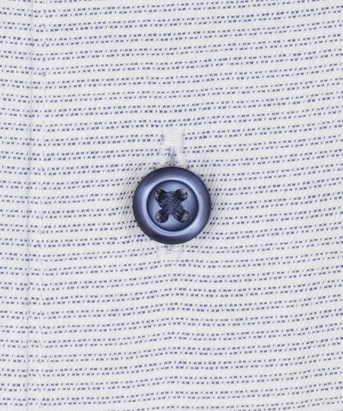 TOKYO SHIRTS（トウキョウシャツ）の「透け防止 形態安定ノーアイロン ワイド 長袖ビジネスワイシャツ（ビジネスシャツ・メンズ・ブルー・首回り39cm-裄丈80cm/首回り39cm-裄丈84cm/首回り41cm-裄丈82cm/首回り41cm-裄丈86cm/首回り42cm-裄丈82cm/首回り42cm-裄丈86cm/首回り43cm-裄丈82cm/首回り43cm-裄丈86cm/首回り37cm-裄丈80cm/首回り37cm-裄丈84cm）」の3枚目の写真