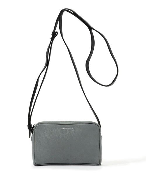 TOMORROWLAND （トゥモローランド）の「TOMORROWLAND シュリンクレザー ミニショルダーバッグ（ショルダーバッグ・メンズ・ブラック/グリーン/レッド系その他/ベージュ/オレンジ/ブルー/グレー・FREE）」の2枚目の写真