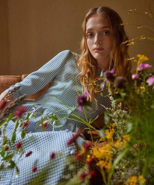 TOCCA（トッカ）の「HAPPY BLOOMING ドレス（ワンピース・レディース・ライトグリーン系/ネイビー系・0/2/4/6/00）」の8枚目の写真